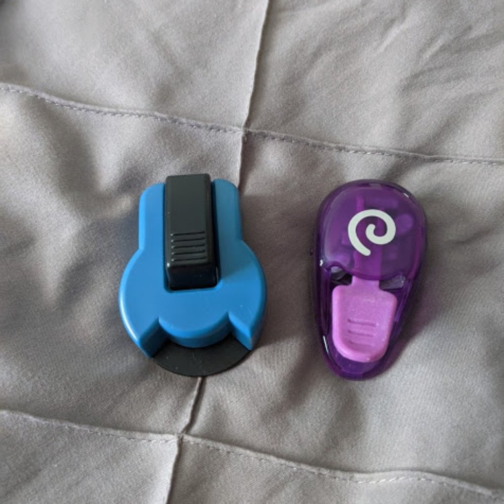 Lot of 2 scrapbook hole punches